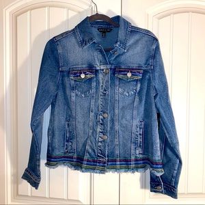 BACCINI Trucker Denim Jacket size M